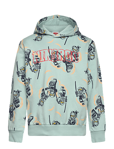 Lego Wear LWSIAN 300 -HOODED SWEATSHIRT - Kapuzenpullover - BLUE GREEN / green