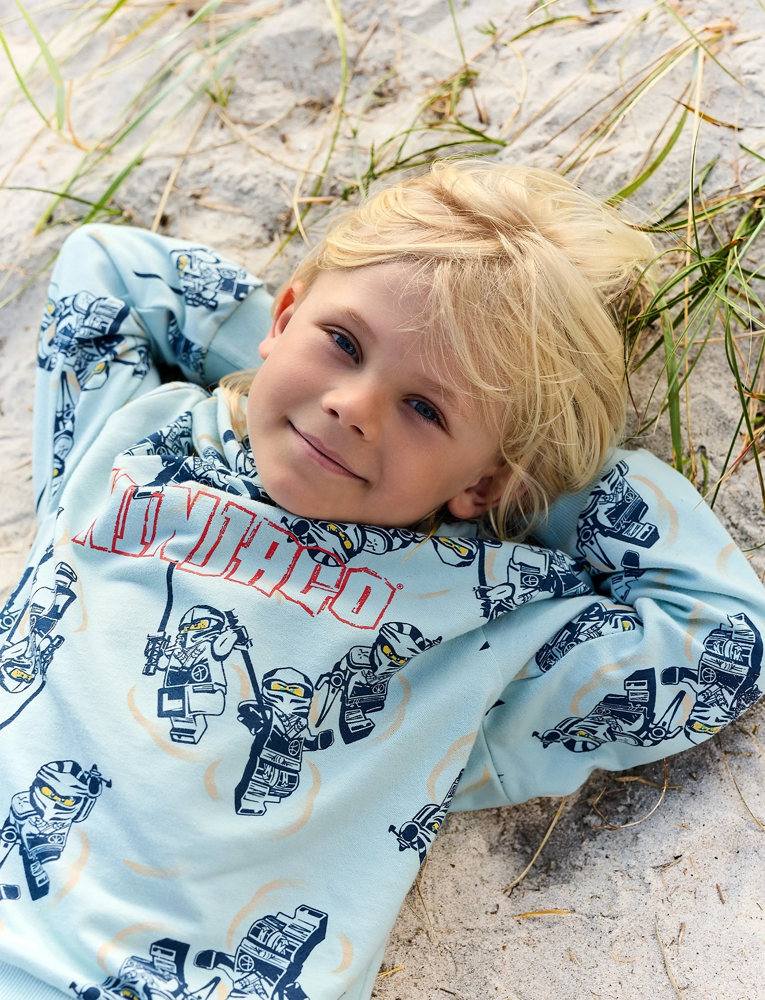 LEGO kidswear LWSIAN 300 -HOODED SWEATSHIRT - Kapuzenpullover - BLUE GREEN / green