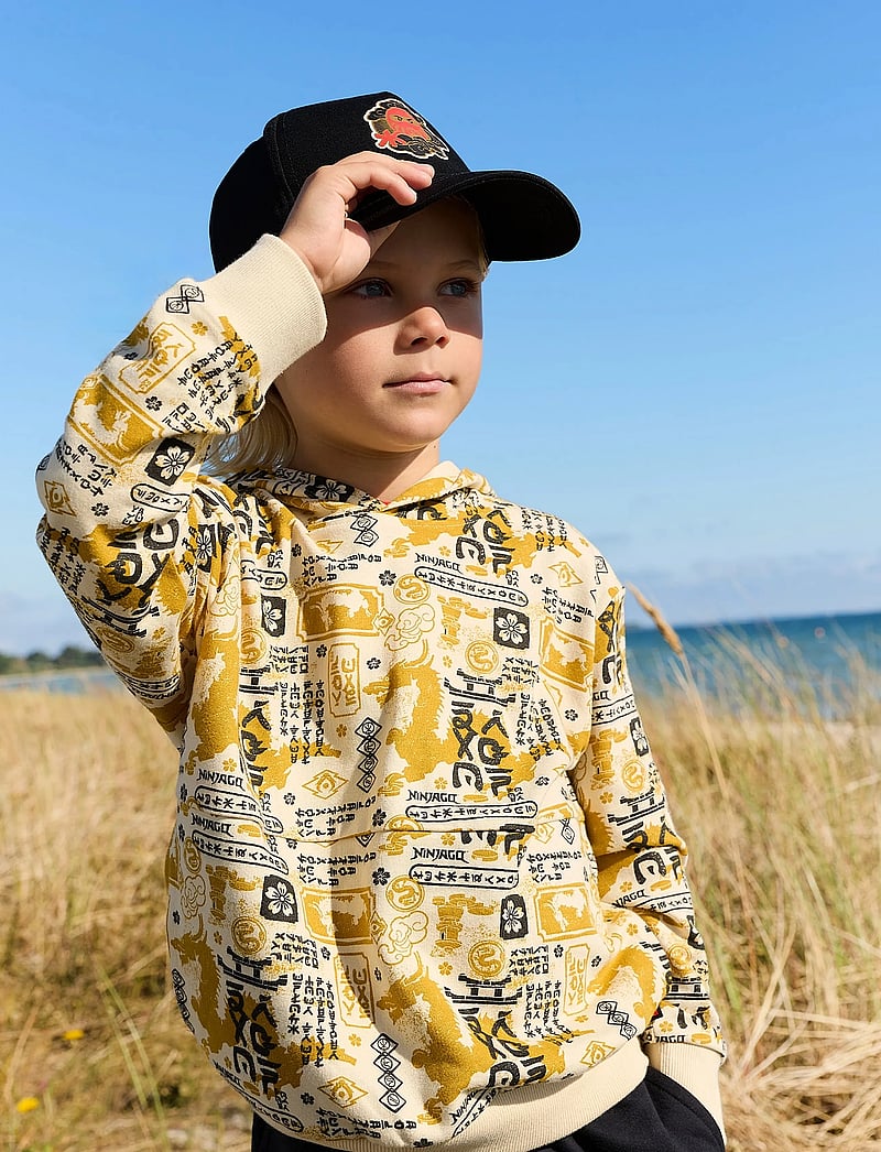 Lego Wear - LWSIAN 204 - SWEATSHIRT - kapuutsiga dressipluusid - dark off white - 0