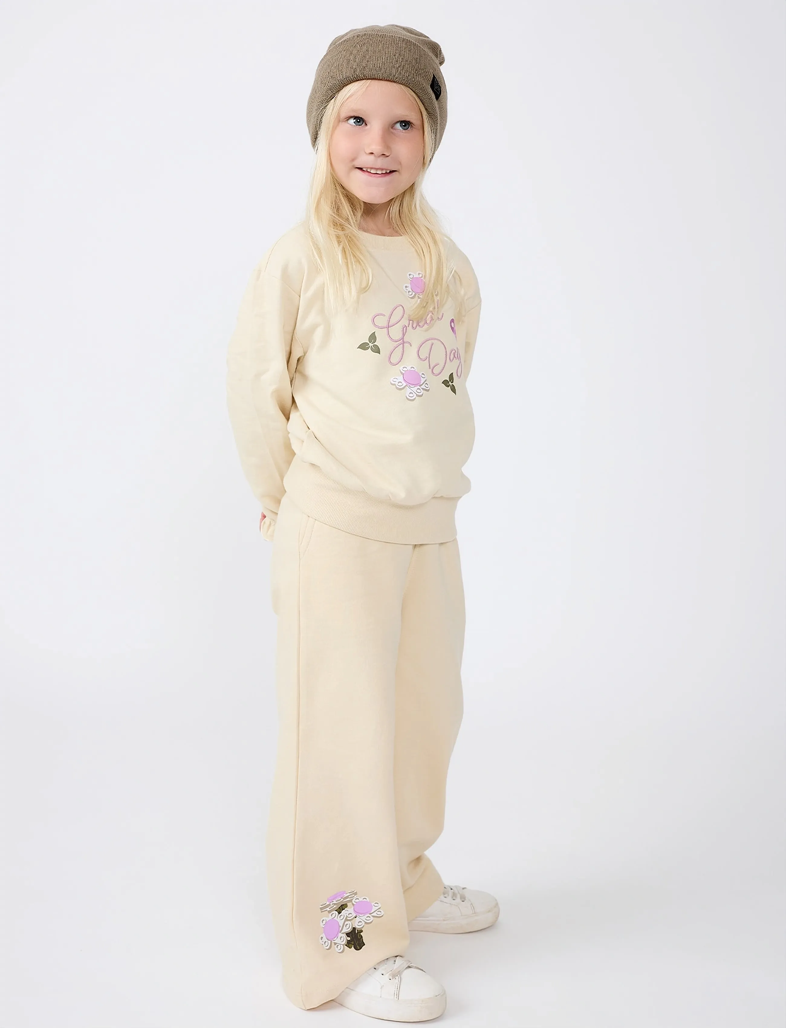 Lego Wear Lego Sweatpants - Lwpika 101, 104, Cream, Underdele > Joggingbukser, Børn