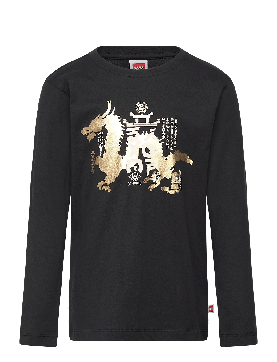 Lego Wear - LWTAJ 220 - T-SHIRT L/S - marškinėliai ilgomis rankovėmis - black - 1