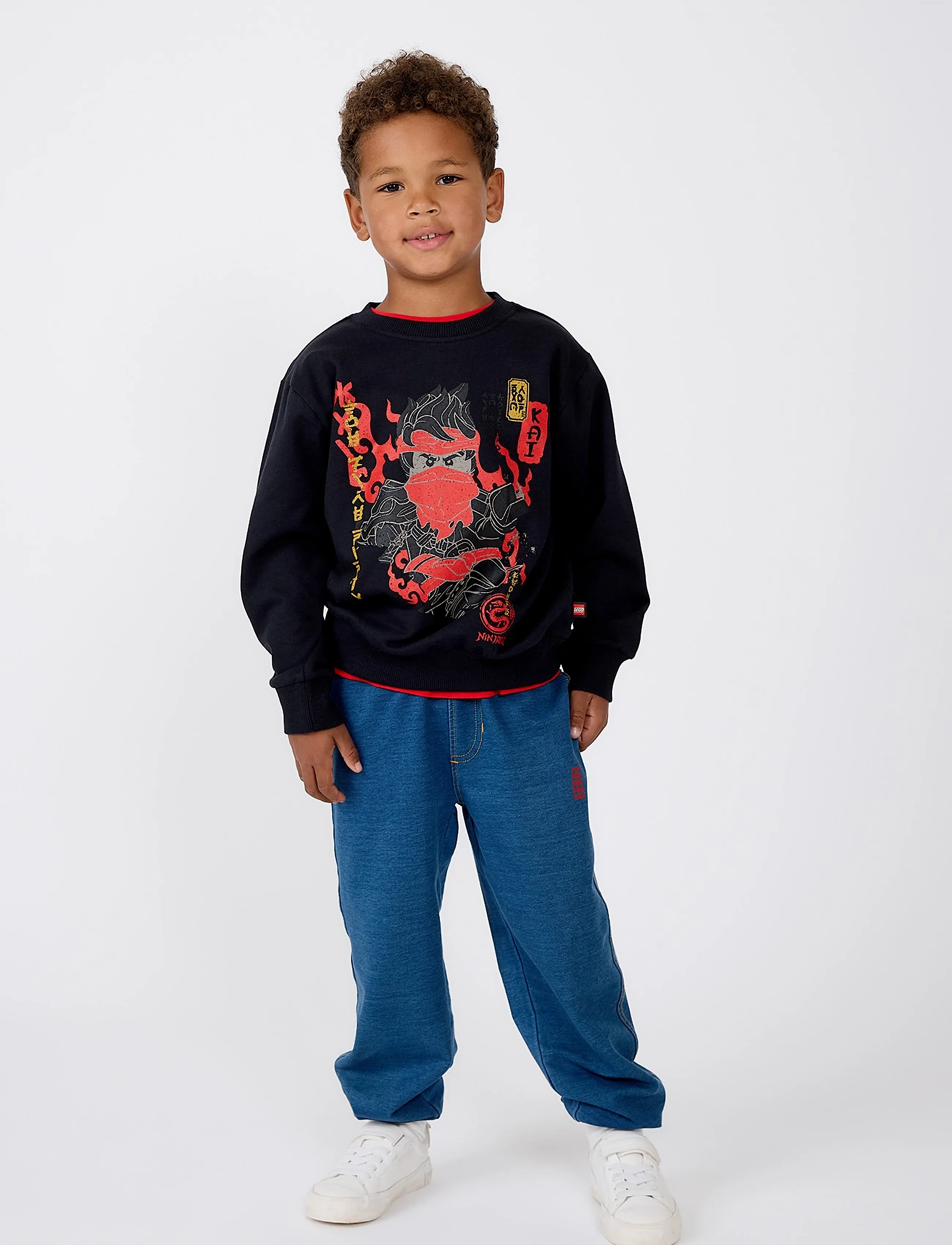Lego Wear Lwsian 205 Sweatshirt, 110, Sweatshirts & Hoodies, Schwarz - Sweatshirts, Kinder