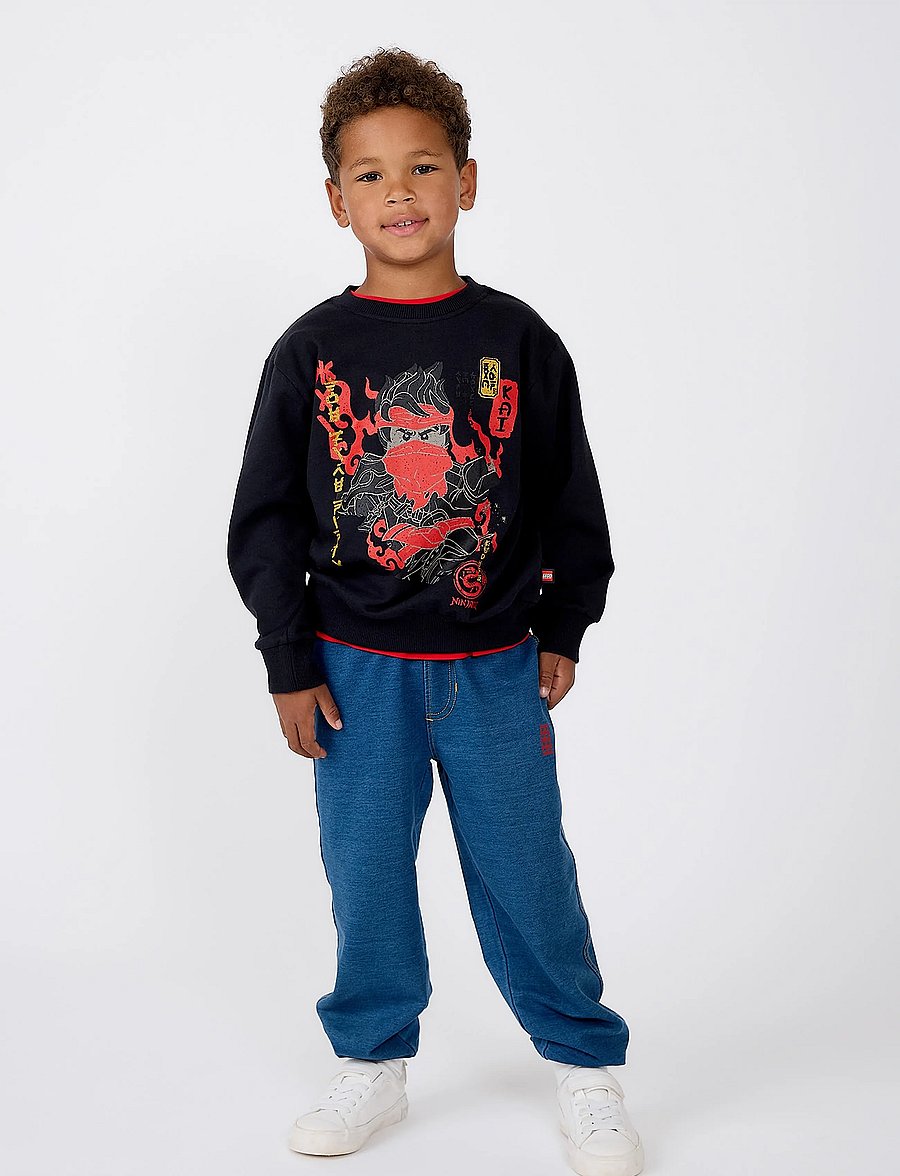 Lego Wear - LWSIAN 205 - SWEATSHIRT - sporta džemperi - black - 0