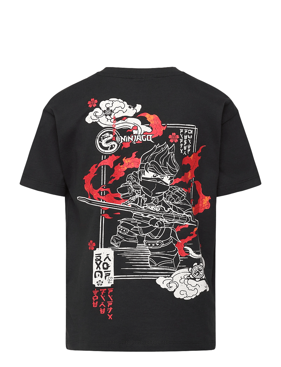 Lego Wear - LWTAJ 219 - T-SHIRT S/S - marškinėliai trumpomis rankovėmis - black - 1