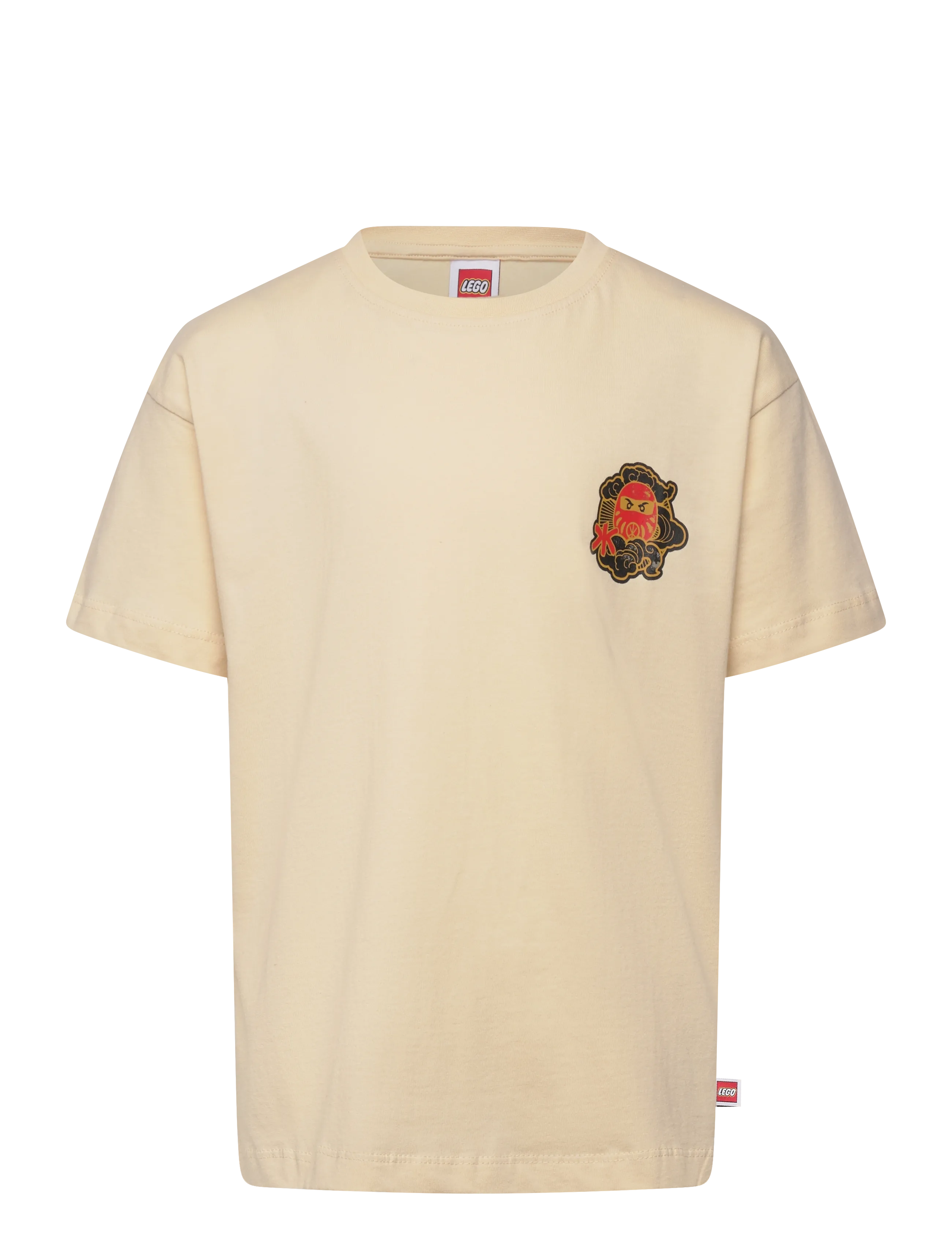 Lego Wear LWTAJ 219 - T-SHIRT S/S - Tøj - DARK OFF WHITE / beige