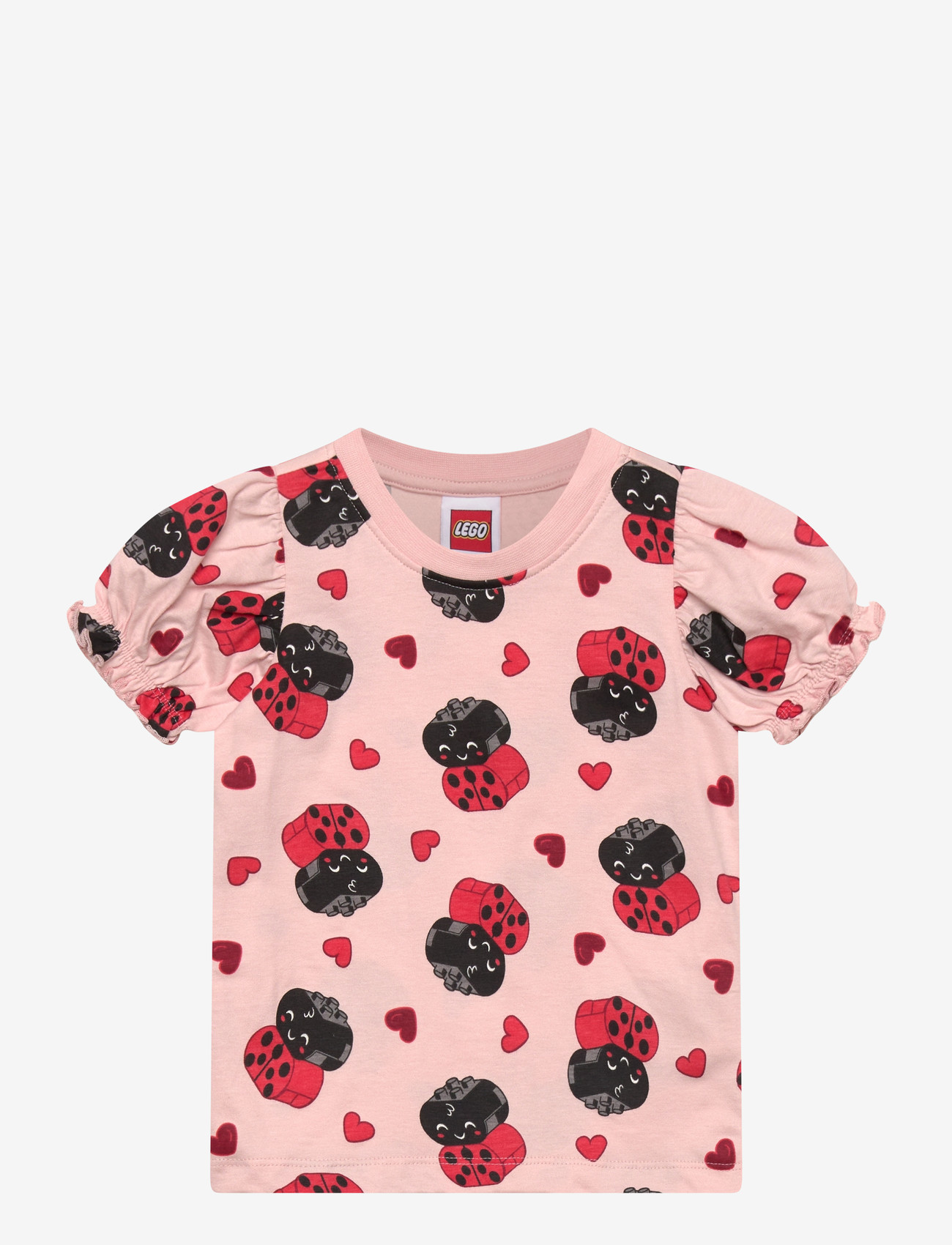 Lego Wear - LEGO® DUPLO® T-Shirt S/S - LWTULIP 201 - kortærmede t-shirts - rose with aop - 0