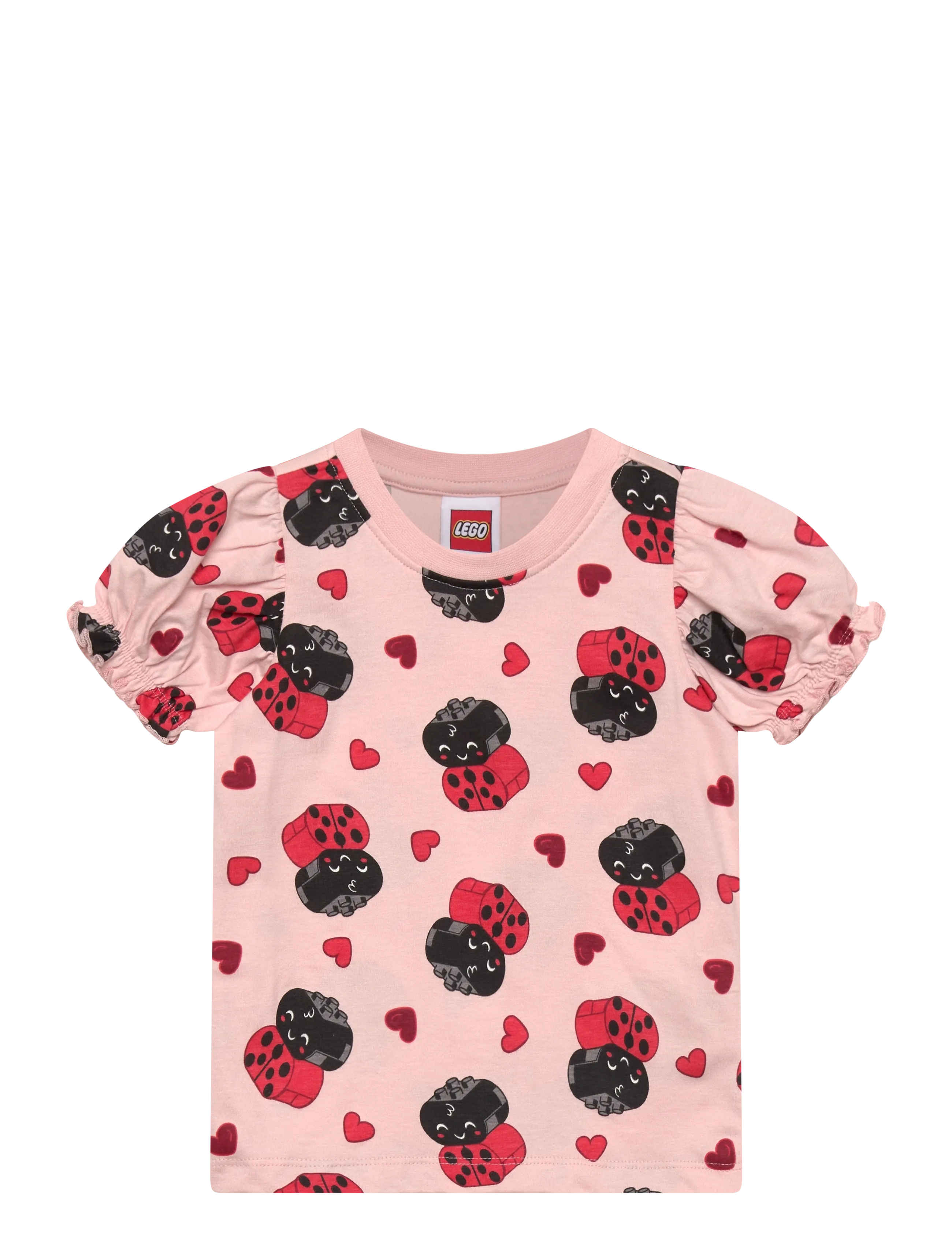 LEGO kidswear LEGO® DUPLO® T-Shirt S/S - LWTULIP 201 - Toppar & T-shirts - ROSE WITH AOP / pink/rose