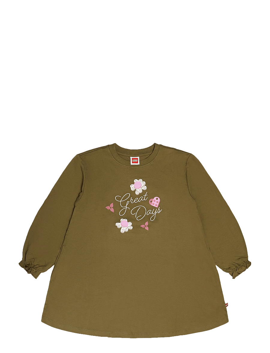 Lego Wear - LEGO® Dress - LWDANA 101 - langärmelige freizeitkleider - olive green - 0