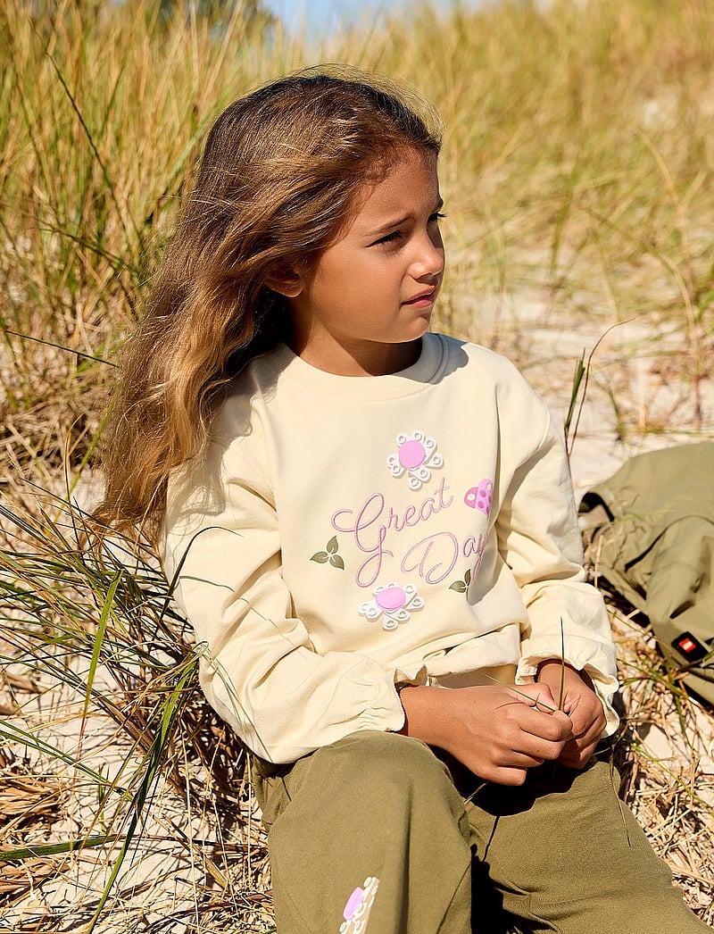 LEGO kidswear - LWSIA 100 - SWEATSHIRT - sweatshirts - dark off white - 3