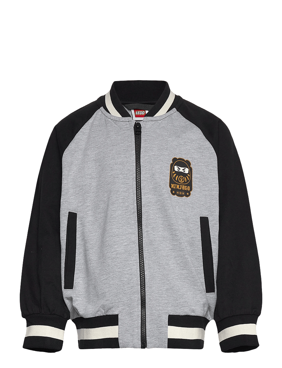Lego Wear - LWJIAN 200 - SWEAT JACKET - bomberjacken - grey melange - 1