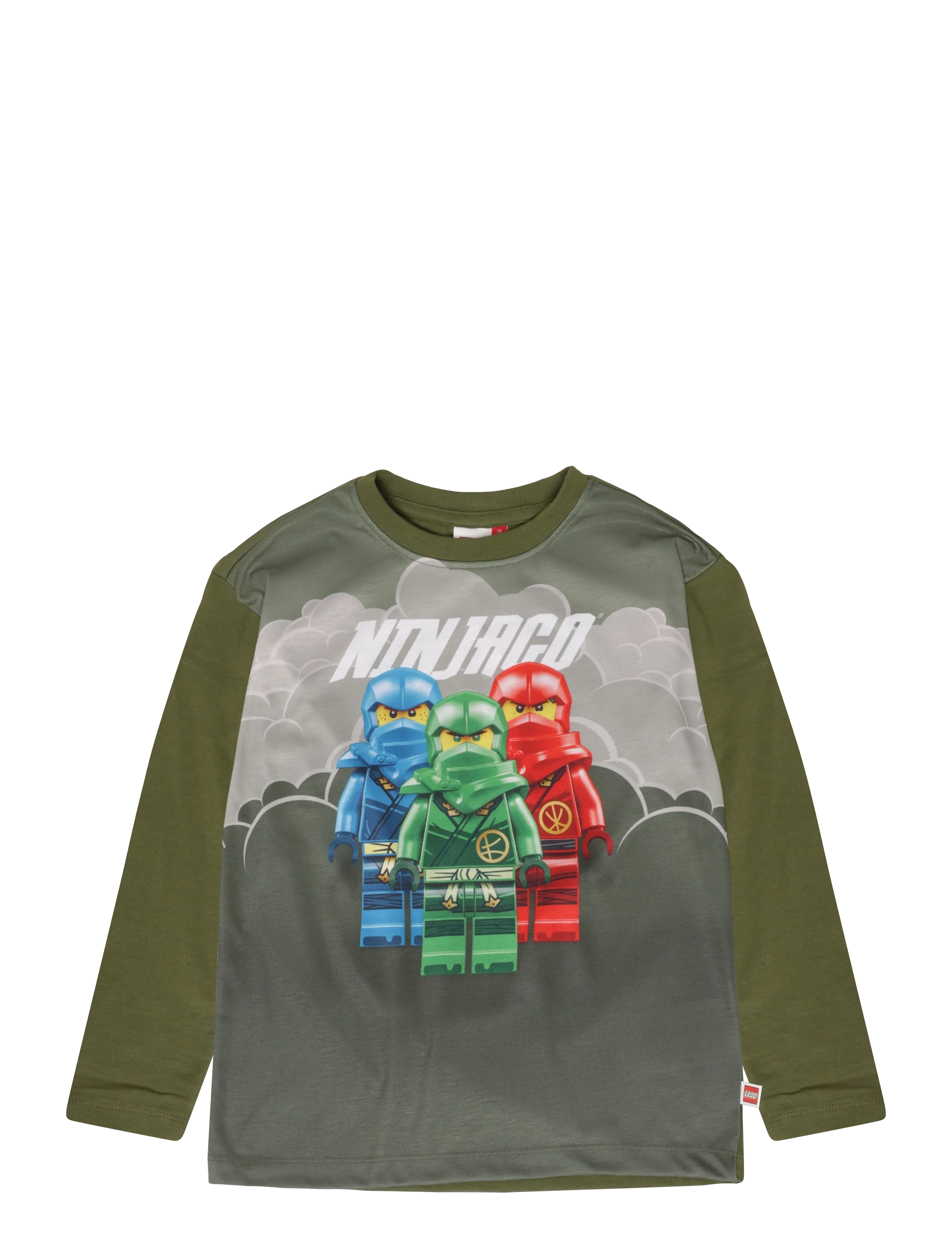 Lego Wear - LWTAJ 611 - T-SHIRT L/S. - langærmede t-shirts - dark green - 0