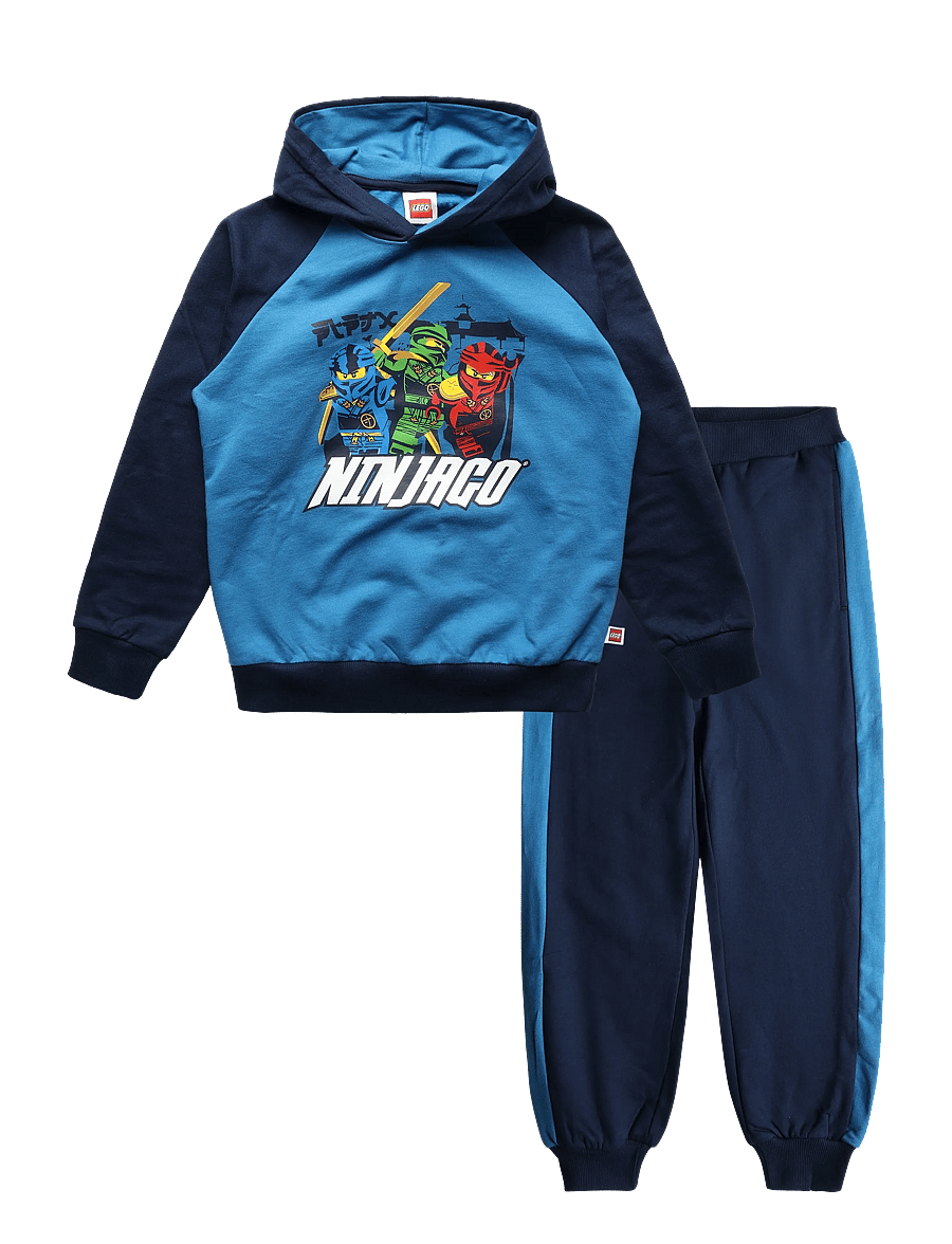Lego Wear - LWSIAN 605 - HOODED SWEAT SET. - joggingsæt - dark navy - 0