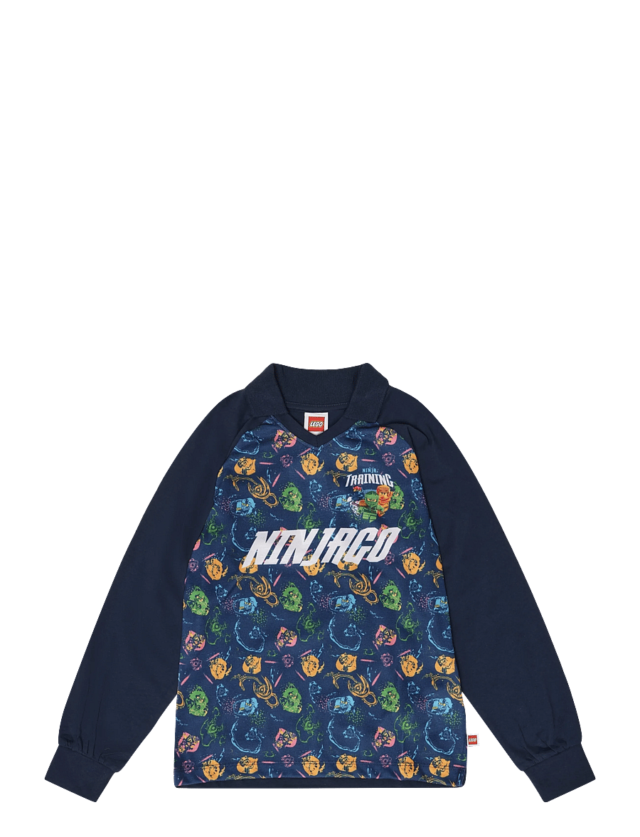 Lego Wear - LWTAJ 606 - T-SHIRT L/S. - långärmade t-shirts - dark navy - 0