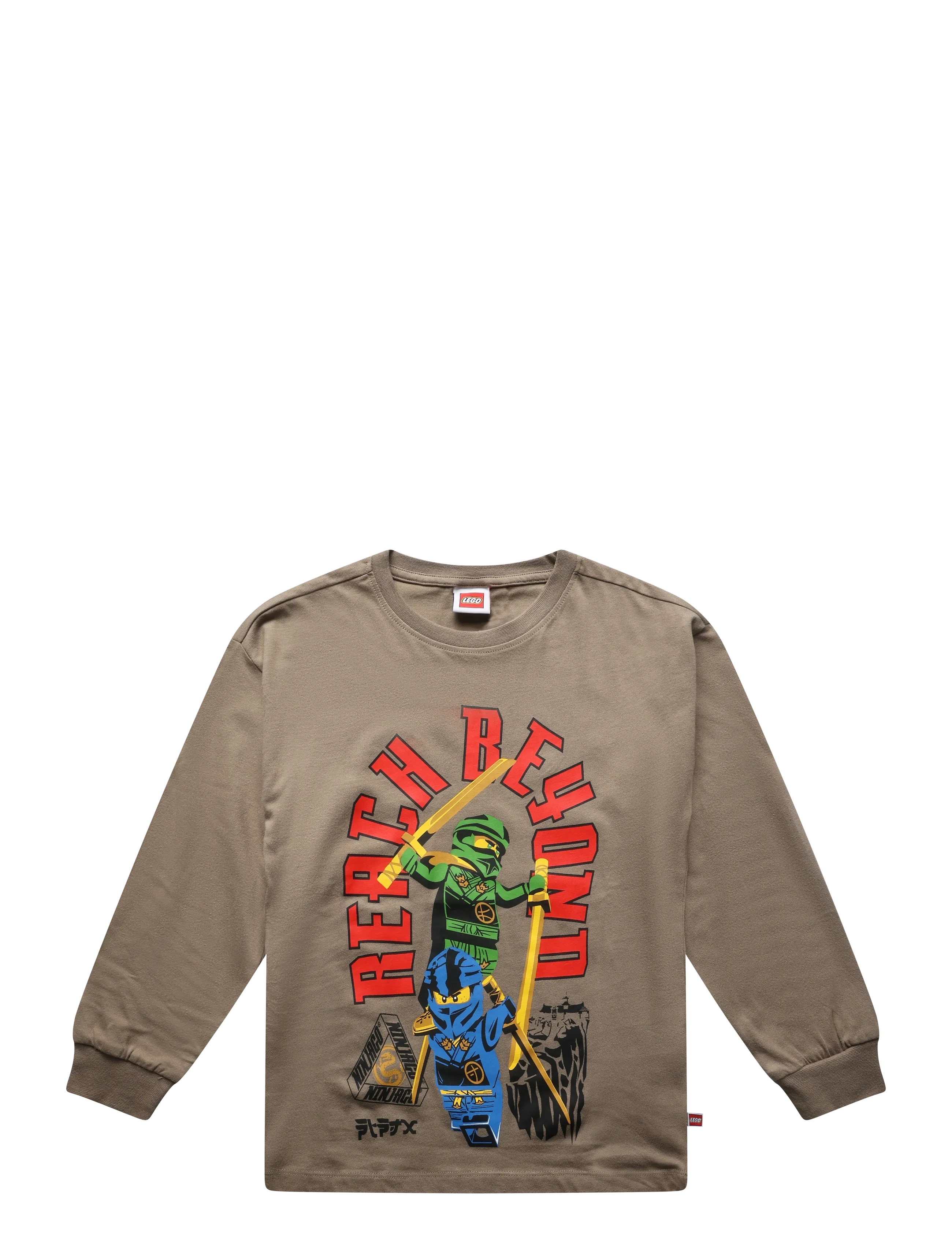 Lego Wear LWTAJ 608 - T-SHIRT L/S. - Oberteile - LIGHT BROWN / brown