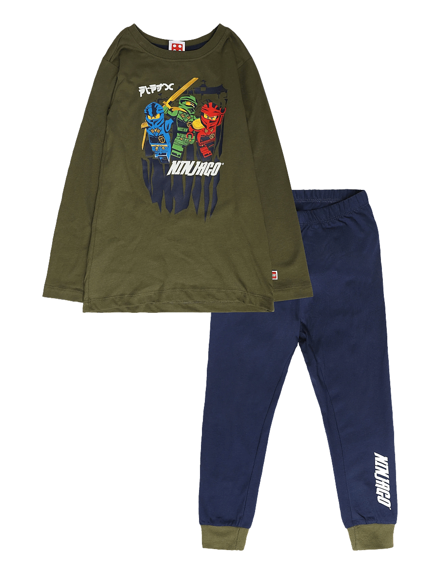 Lego Wear - LWAIKO 600 - PYJAMAS. - pyjamassæt - dark green - 0