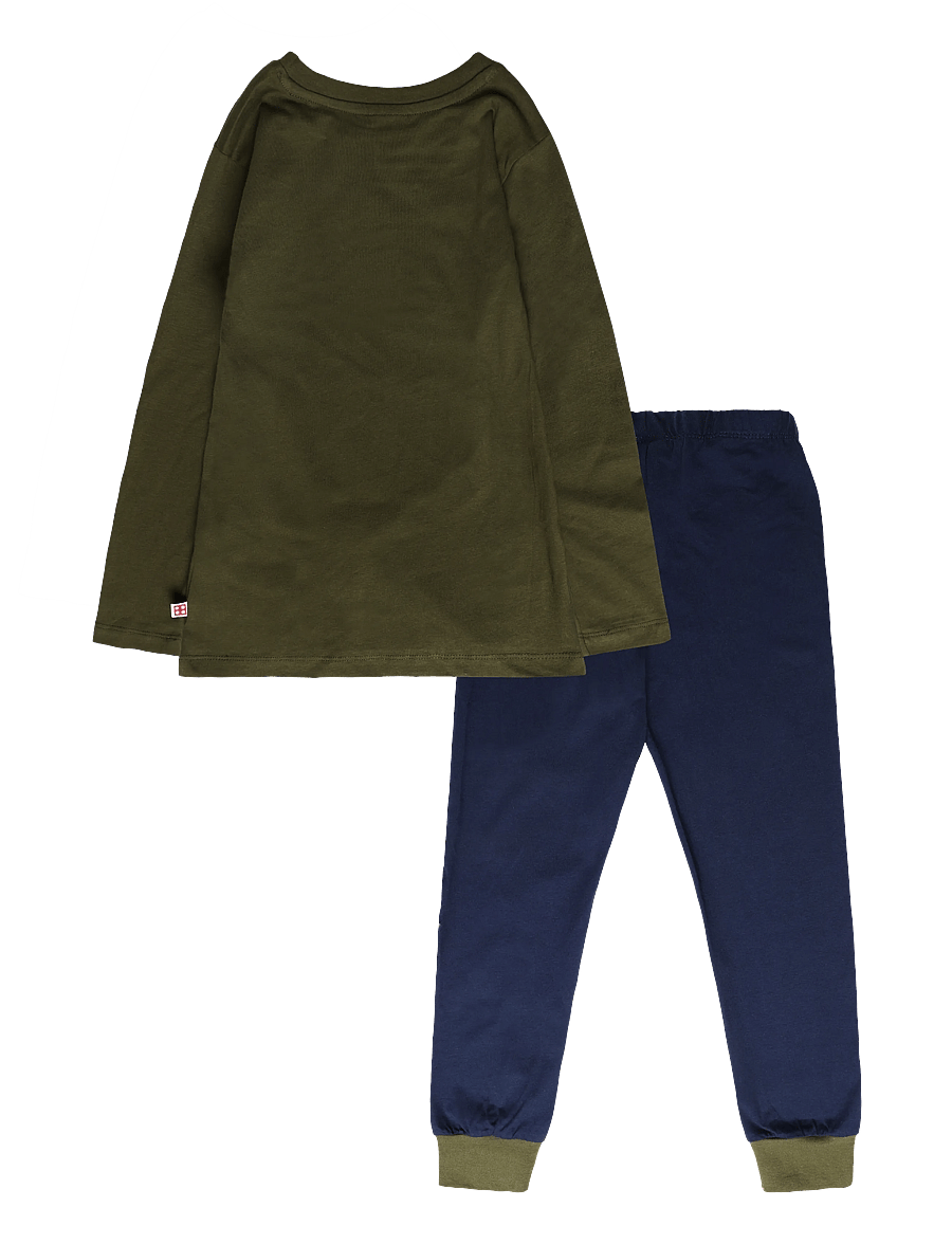 Lego Wear - LWAIKO 600 - PYJAMAS. - pyjamassæt - dark green - 1