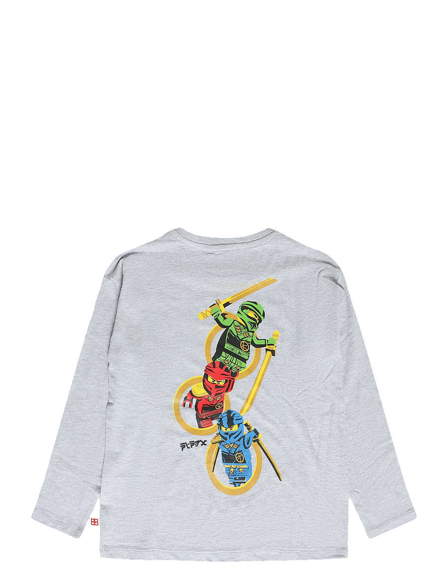 Lego Wear - LWTAJ 603 - T-SHIRT L/S. - pikkade varrukatega t-särgid - grey melange - 1