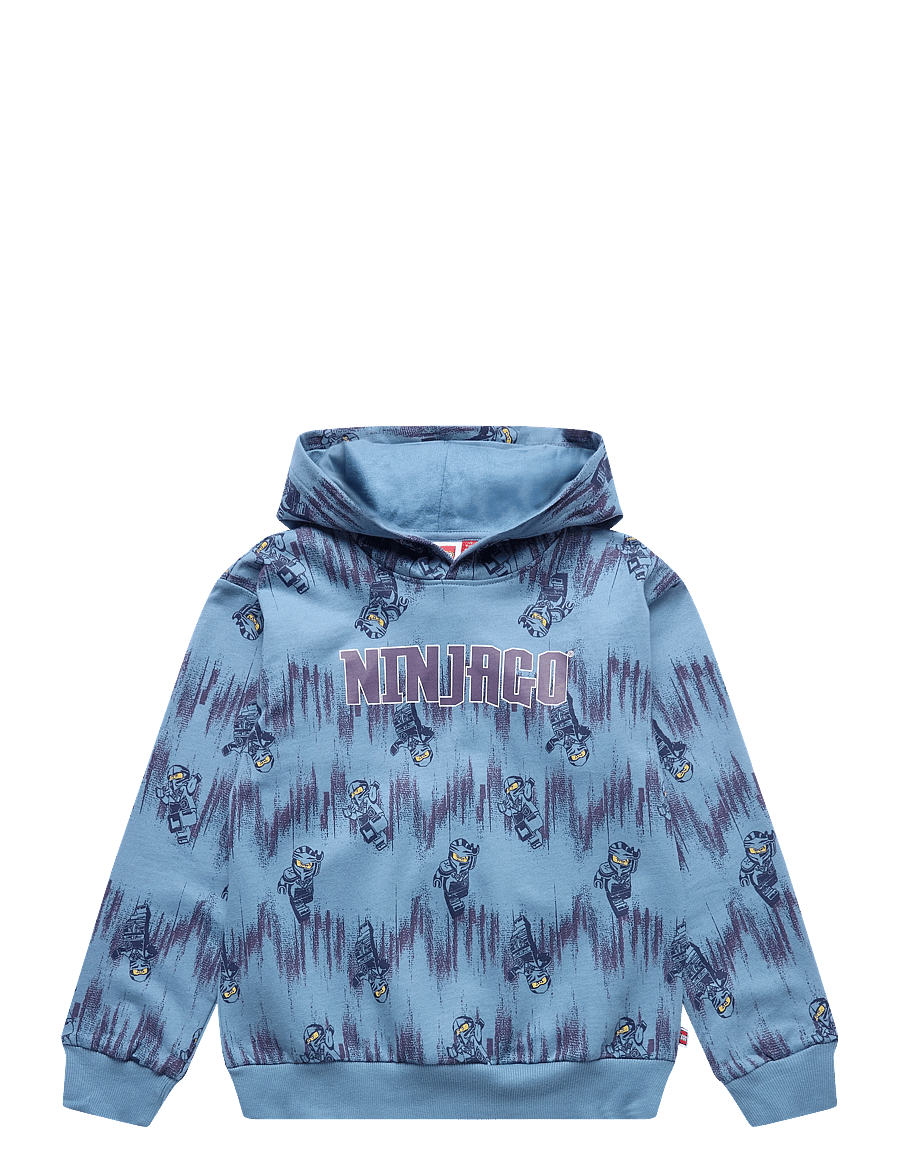 Lego Wear - LWSIAN 713 -HOODED SWEATSHIRT - sweatshirts - dusty blue - 0