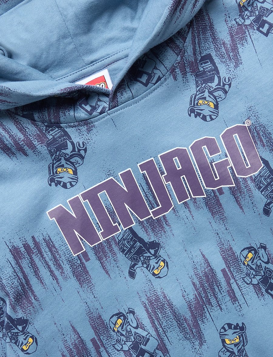 Lego Wear - LWSIAN 713 -HOODED SWEATSHIRT - sweatshirts - dusty blue - 2