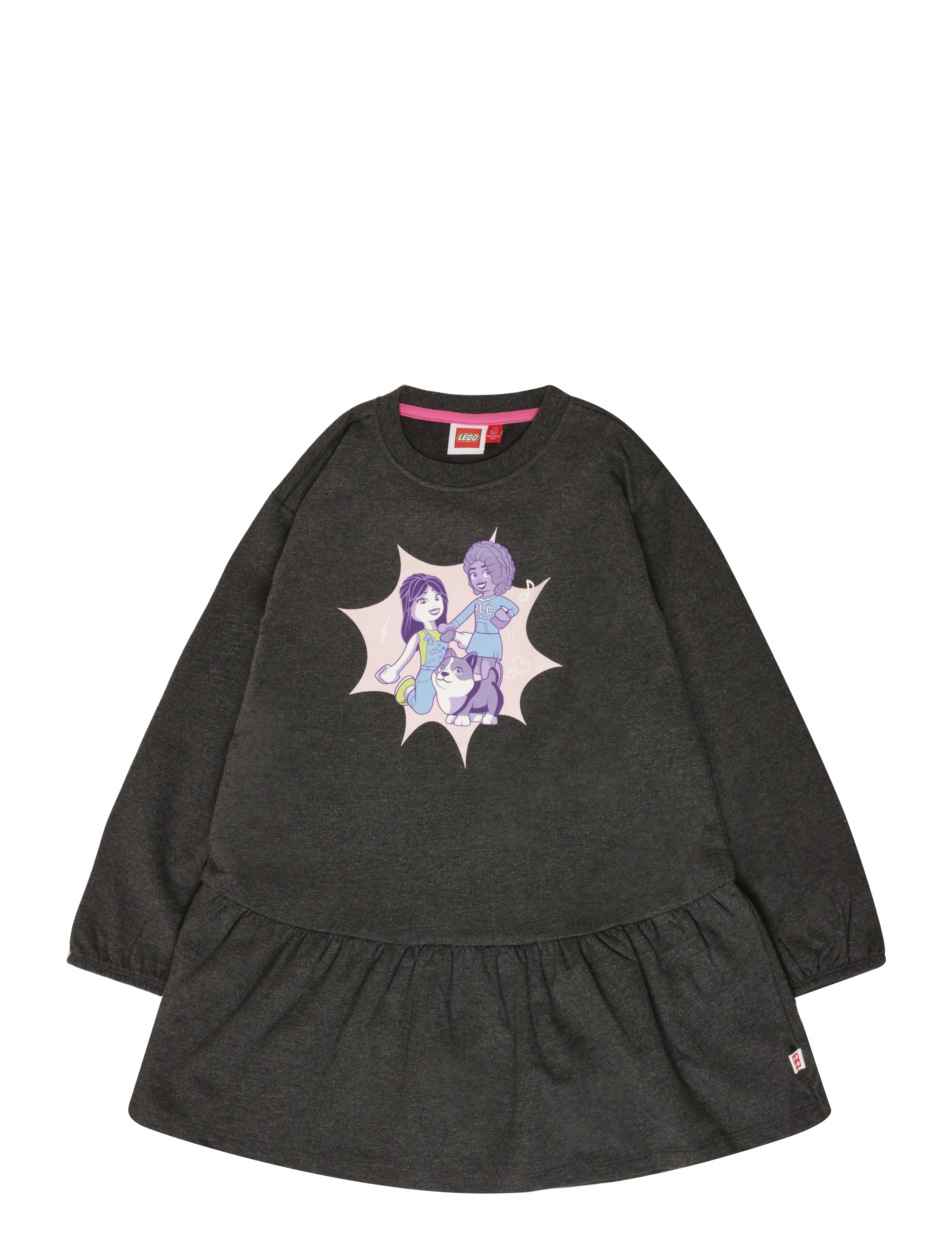 Lego Wear LWDANA 601 - DRESS. - Klänningar & Kjolar - DARK GREY MELANGE / grey