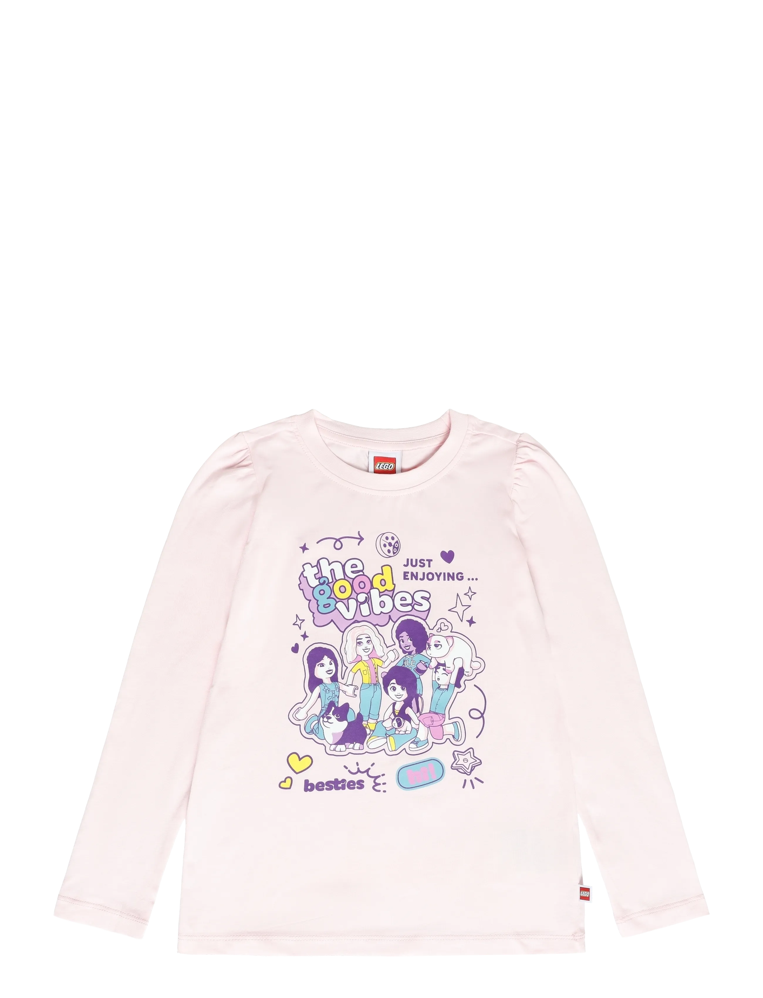 Lego Wear LWTUNA 600 - T-SHIRT L/S. - Överdelar - LIGHT PINK / pink/rose