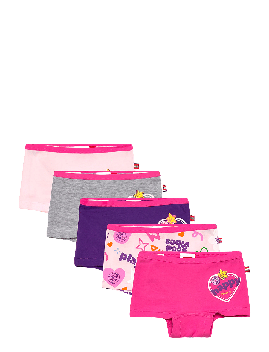 Lego Wear - LWAYO 601 - 5-PACK HIPSTERS - shoppa efter ålder - pink - 0