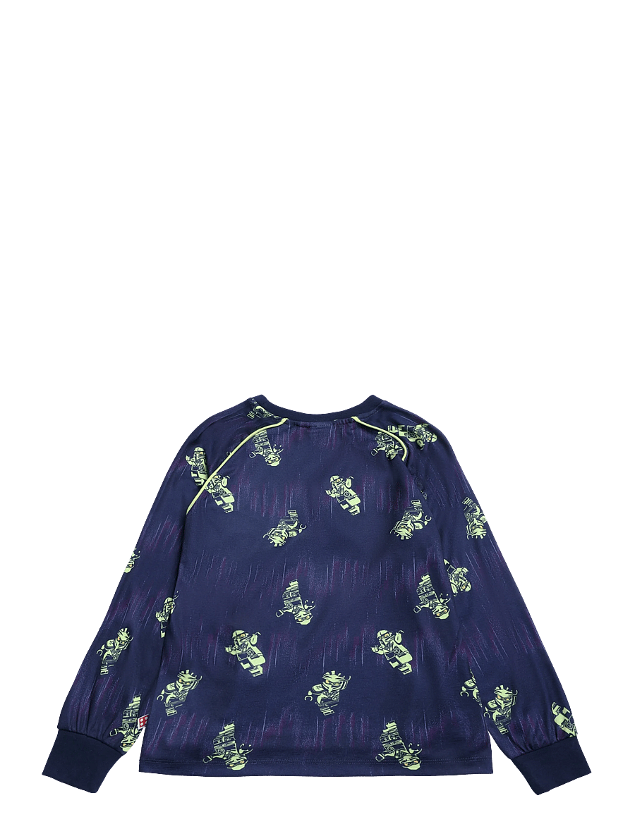 Lego Wear - LWTAJ 714 - T-SHIRT L/S. - langærmede t-shirts - dark navy - 1