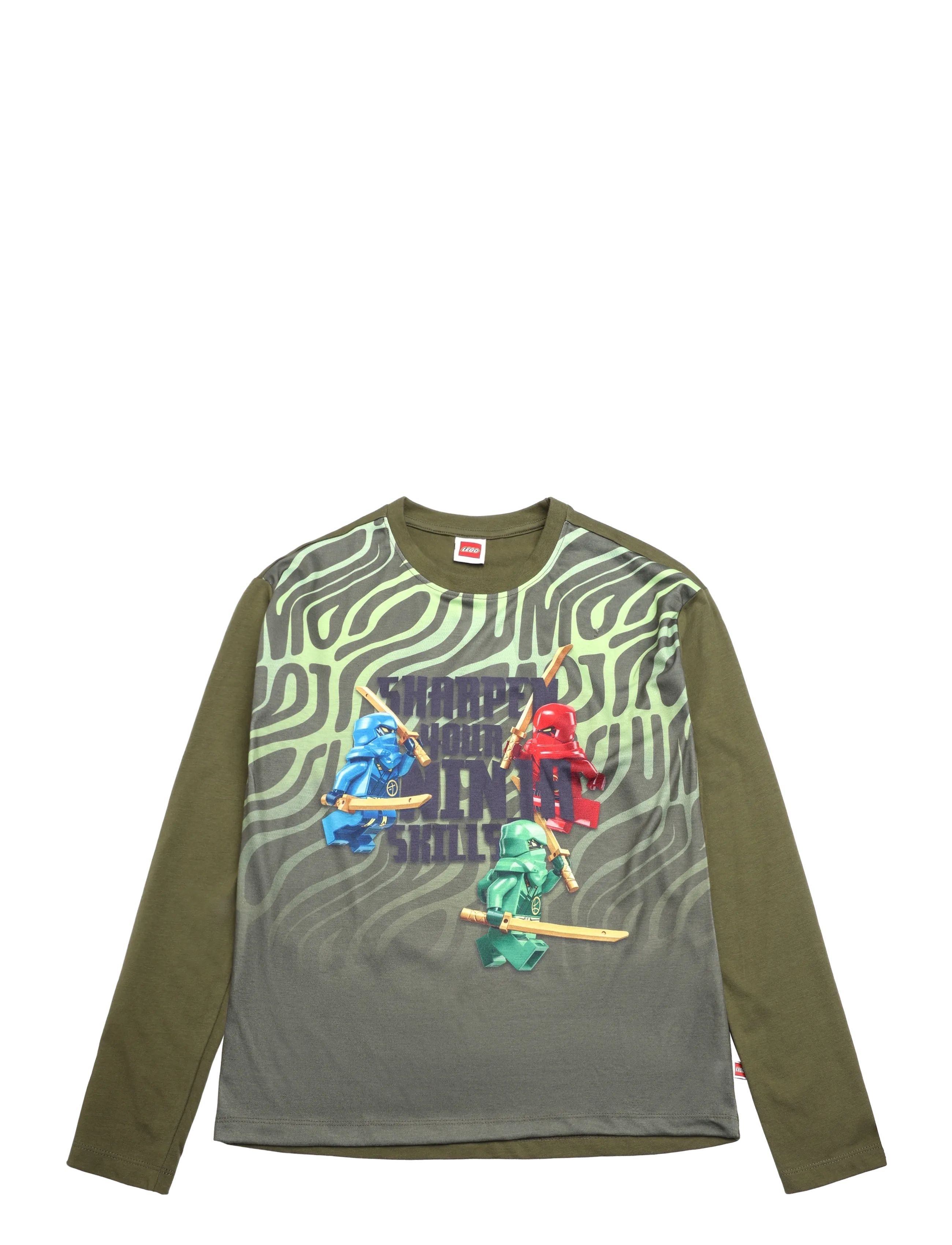 Lego Wear LWTAJ 713 - T-SHIRT L/S. - Kleidung - DARK GREEN / khaki/green