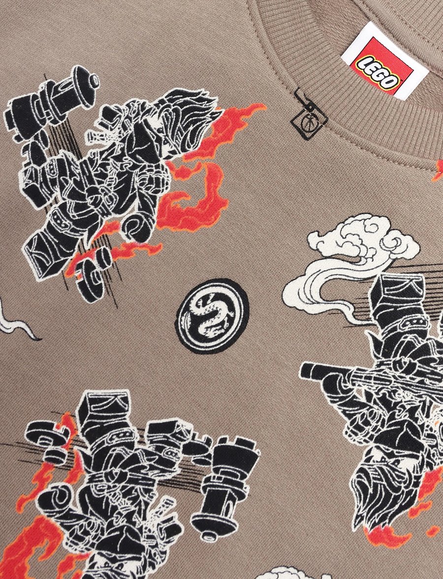 Lego Wear - LWSIAN 715 - SWEATSHIRT. - sweatshirts - light brown - 2