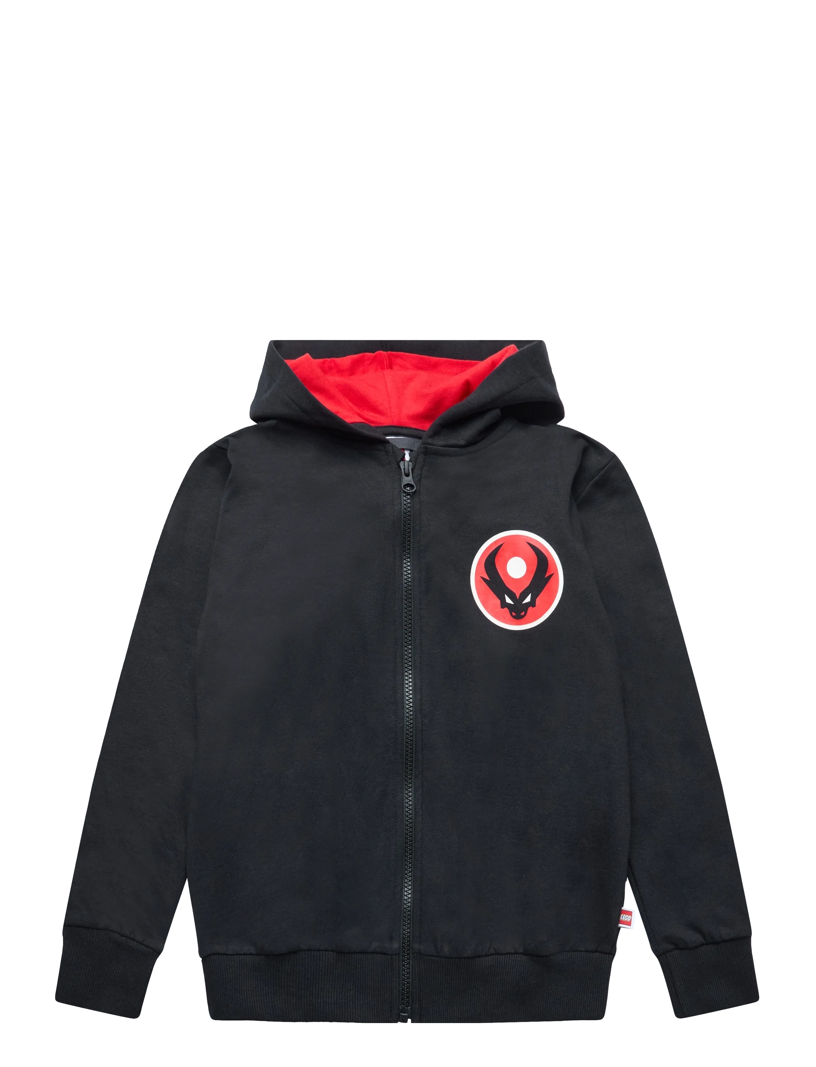Lego Wear LWSIAN 704 -HOODED SWEATSHIRT - Oberteile - BLACK / black