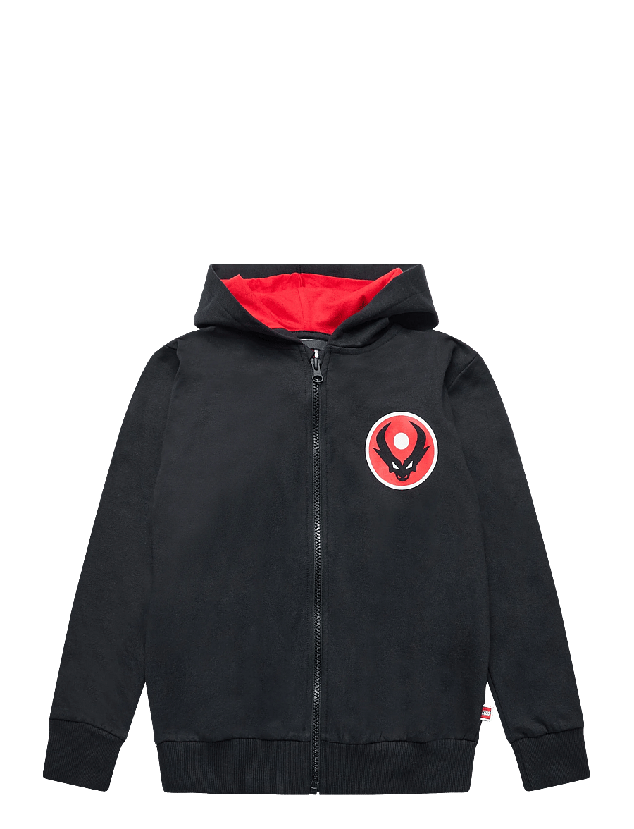 Lego Wear - LWSIAN 704 -HOODED SWEATSHIRT - rudens drabužiai - black - 0