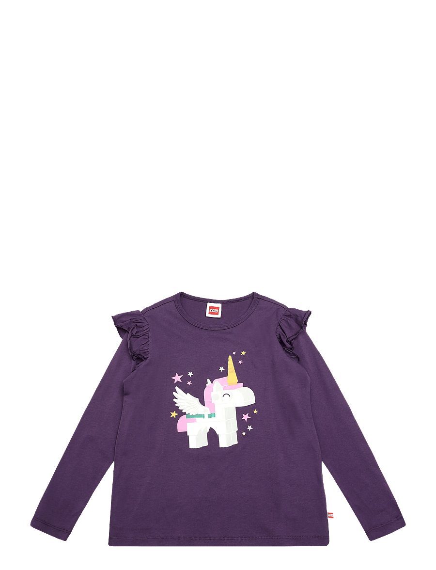 Lego Wear - LWTUNA 702 - T-SHIRT L/S. - langærmede t-shirts - dark purple - 0