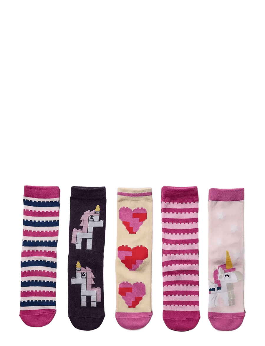 Lego Wear - LWAYO 703 - 5-PACK SOCKS. - light pink - 0