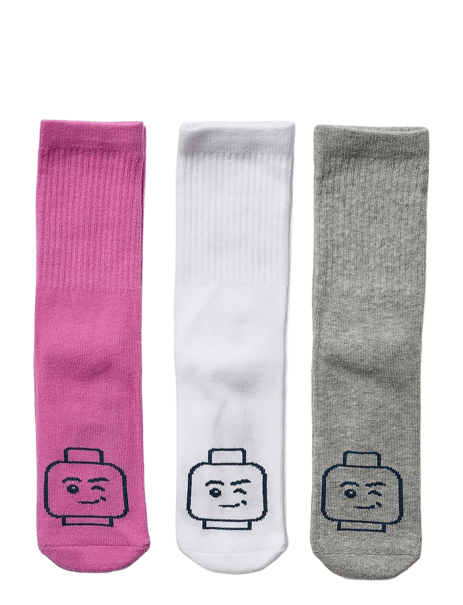 Lego Wear - LWAYO 704 - 3-PACK SOCKS. - strümpfe - pink - 0