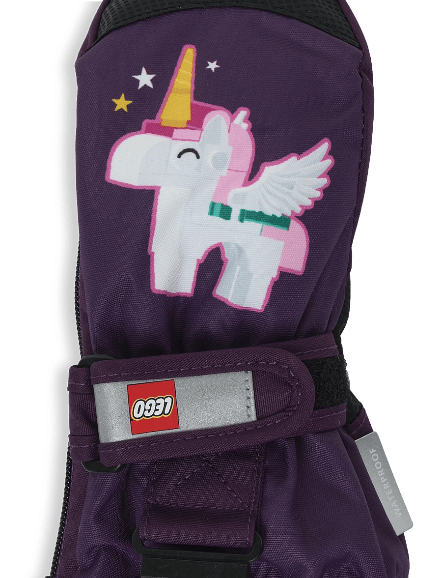 Lego Wear - LWALPHA 700 - MITTENS W/MEM - handschuhe - dark purple - 2