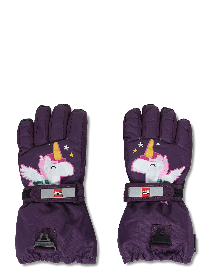 Lego Wear - LWAIKO 713 - GLOVES W/MEM - handschuhe - dark purple - 0