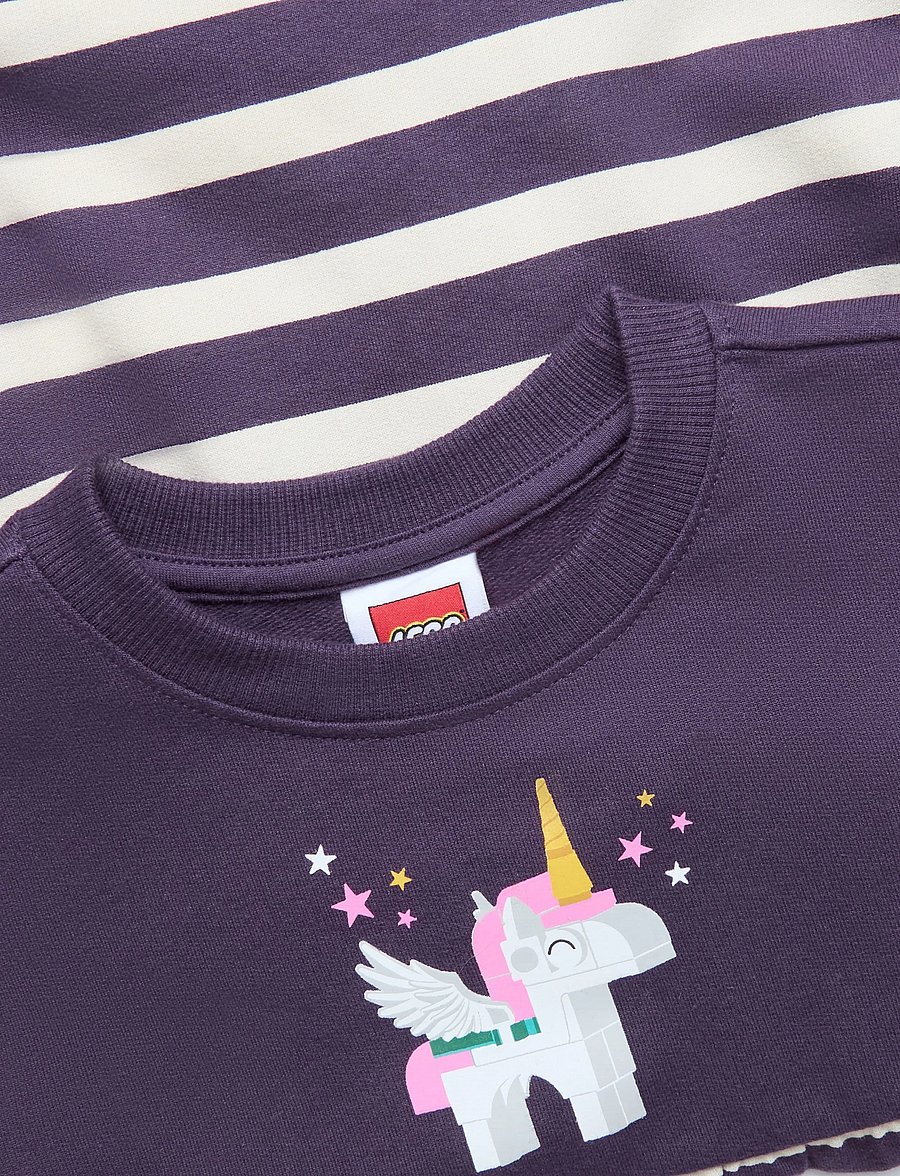 Lego Wear - LWDIMA 700 - DRESS. - langærmede babykjoler - dark purple - 2