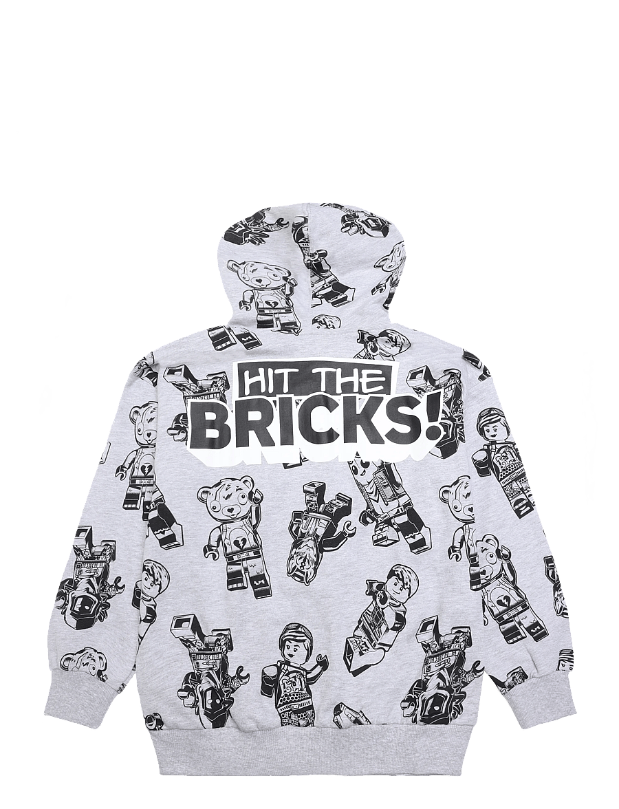 Lego Wear - LWSIAN 702 -HOODED SWEATSHIRT - kapuzenpullover - grey melange - 1