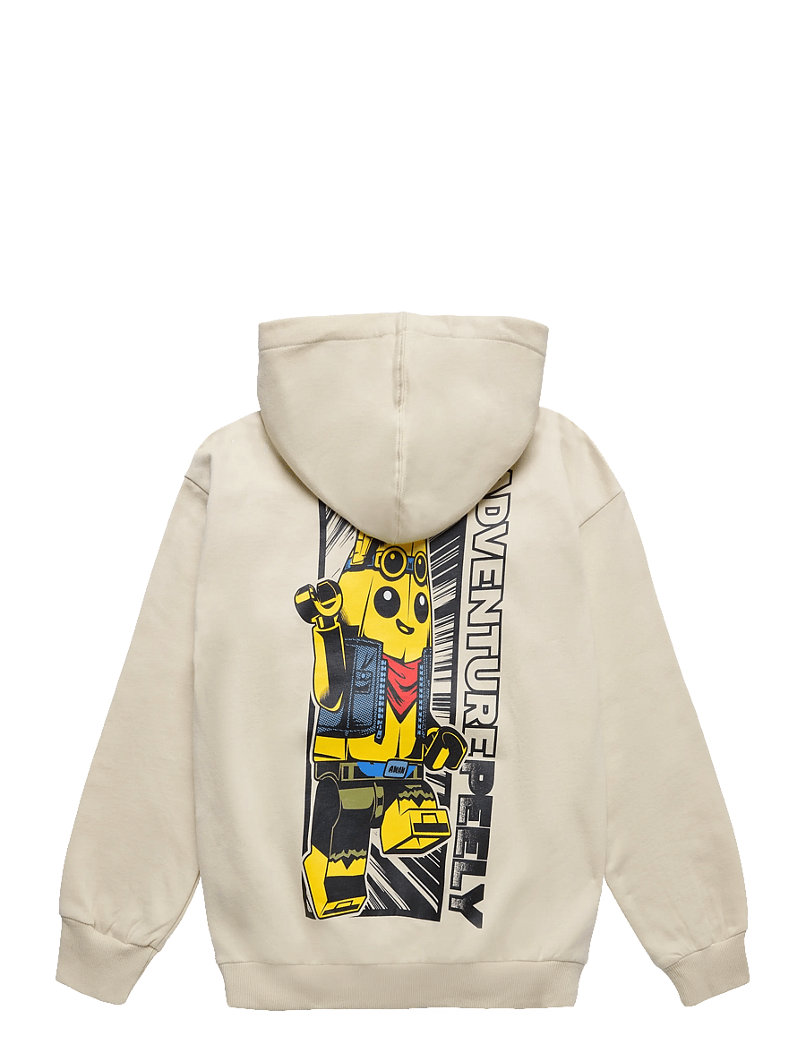 Lego Wear - LWSIAN 719 - HOODED SWEATSHIRT - sweatshirts - dark off white - 1