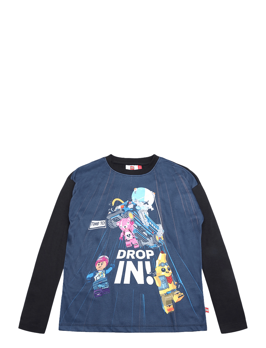 Lego Wear - LWTAJ 707 - T-SHIRT L/S. - langærmede t-shirts - black - 0