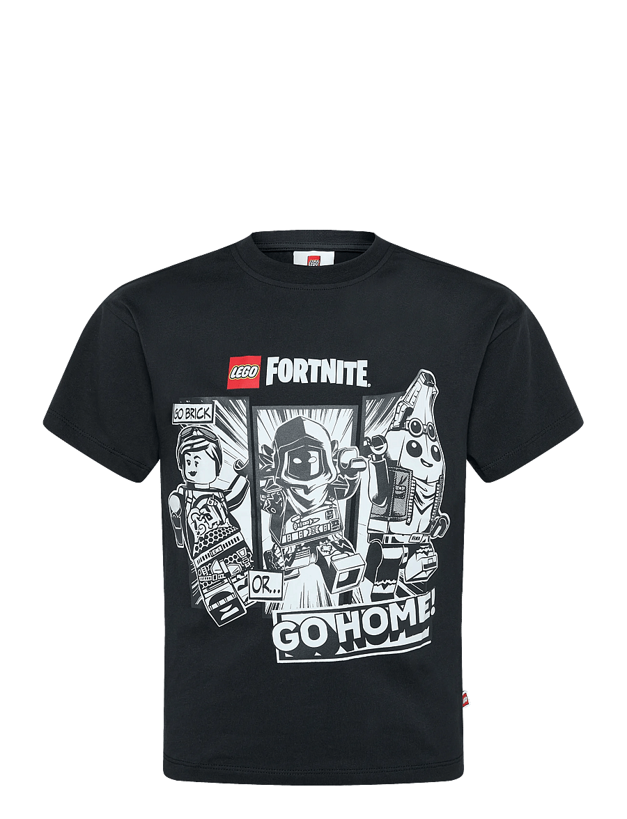 Lego Wear - LWTAJ 715 - T-SHIRT S/S. - short-sleeved t-shirts - black - 0