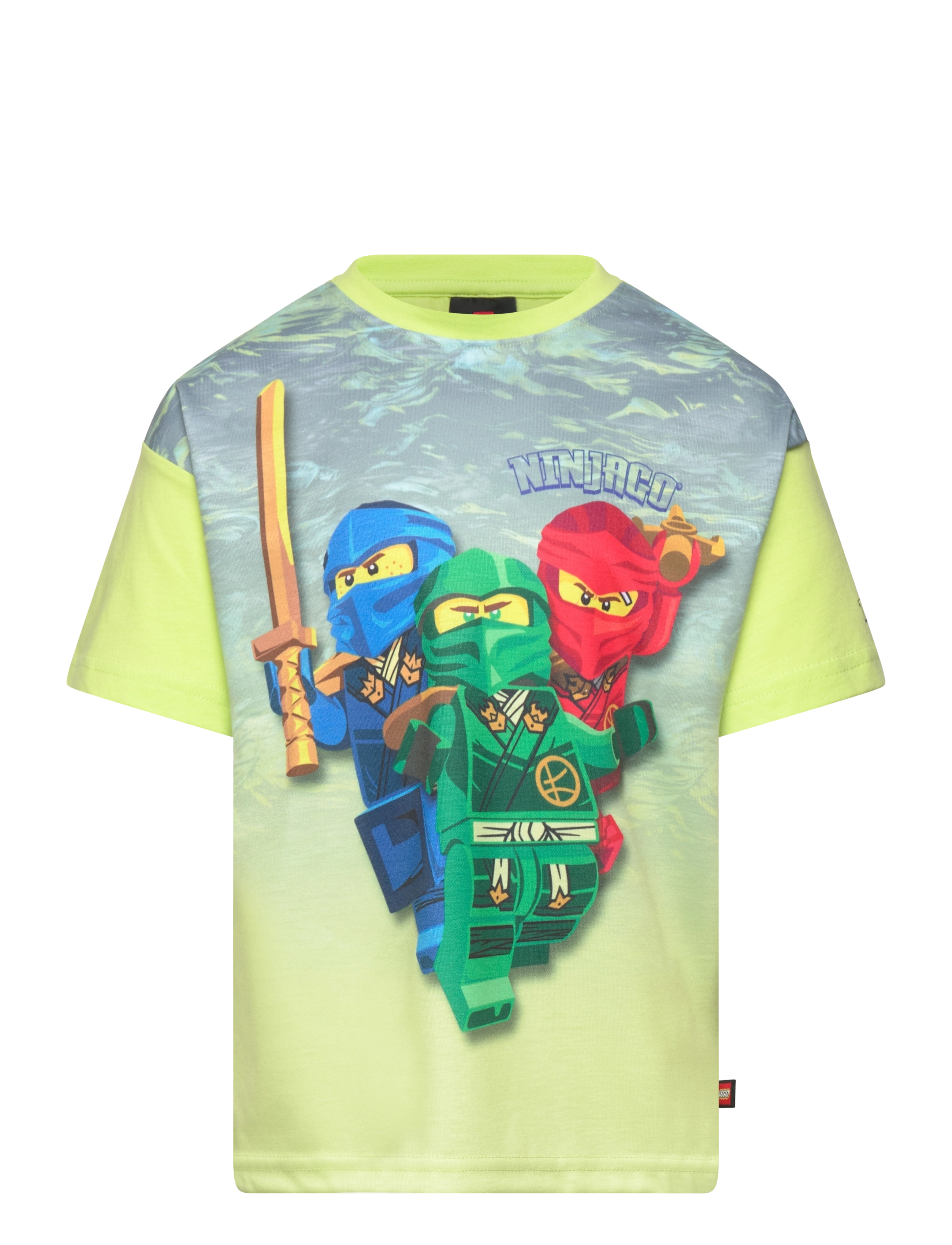 LEGO kidswear LWTAFFY 309 - T-SHIRT S/S - Lego Kids wear - GREEN / yellow
