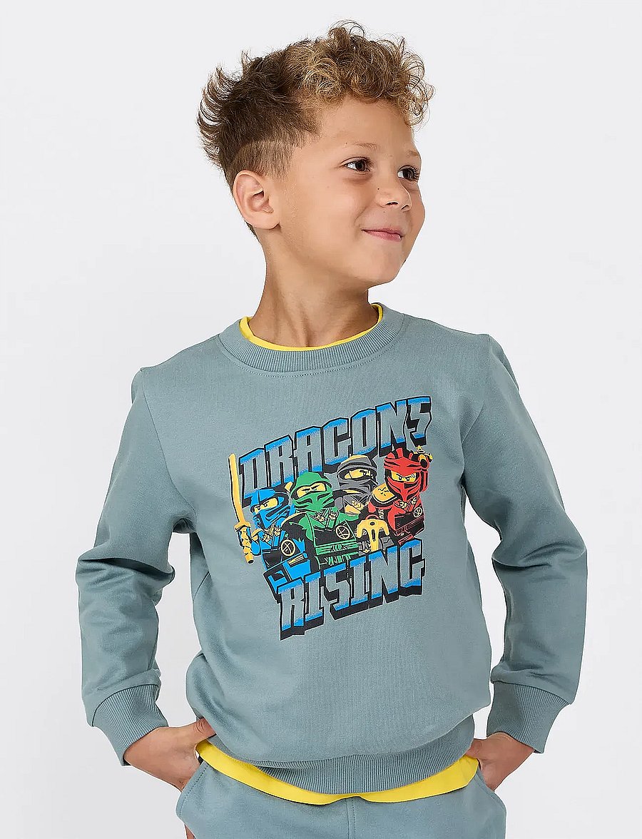 Lego Wear - LEGO® NINJAGO® Sweatshirt - LWSAKU 301 - dressipluusid - light green - 0