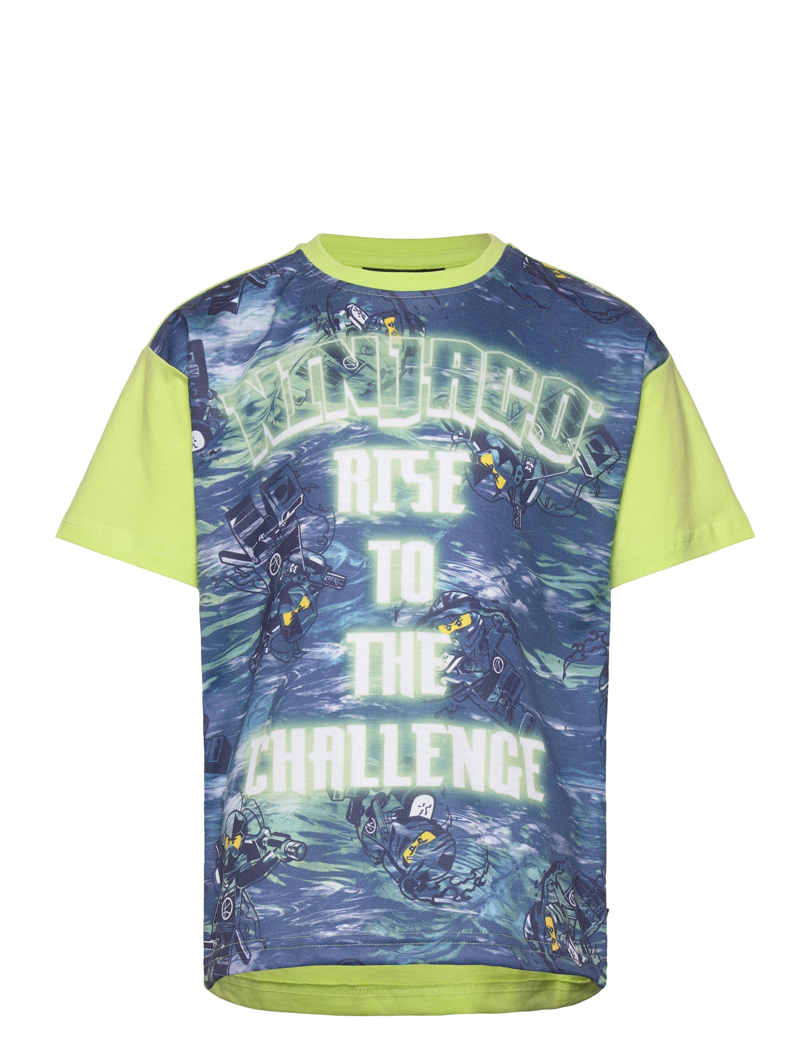 Lego Wear Lego Ninjago T-Shirt S/S - Lwtaffy 308, 104, Green, Skjorter > Kortærmede Shirts, Børn
