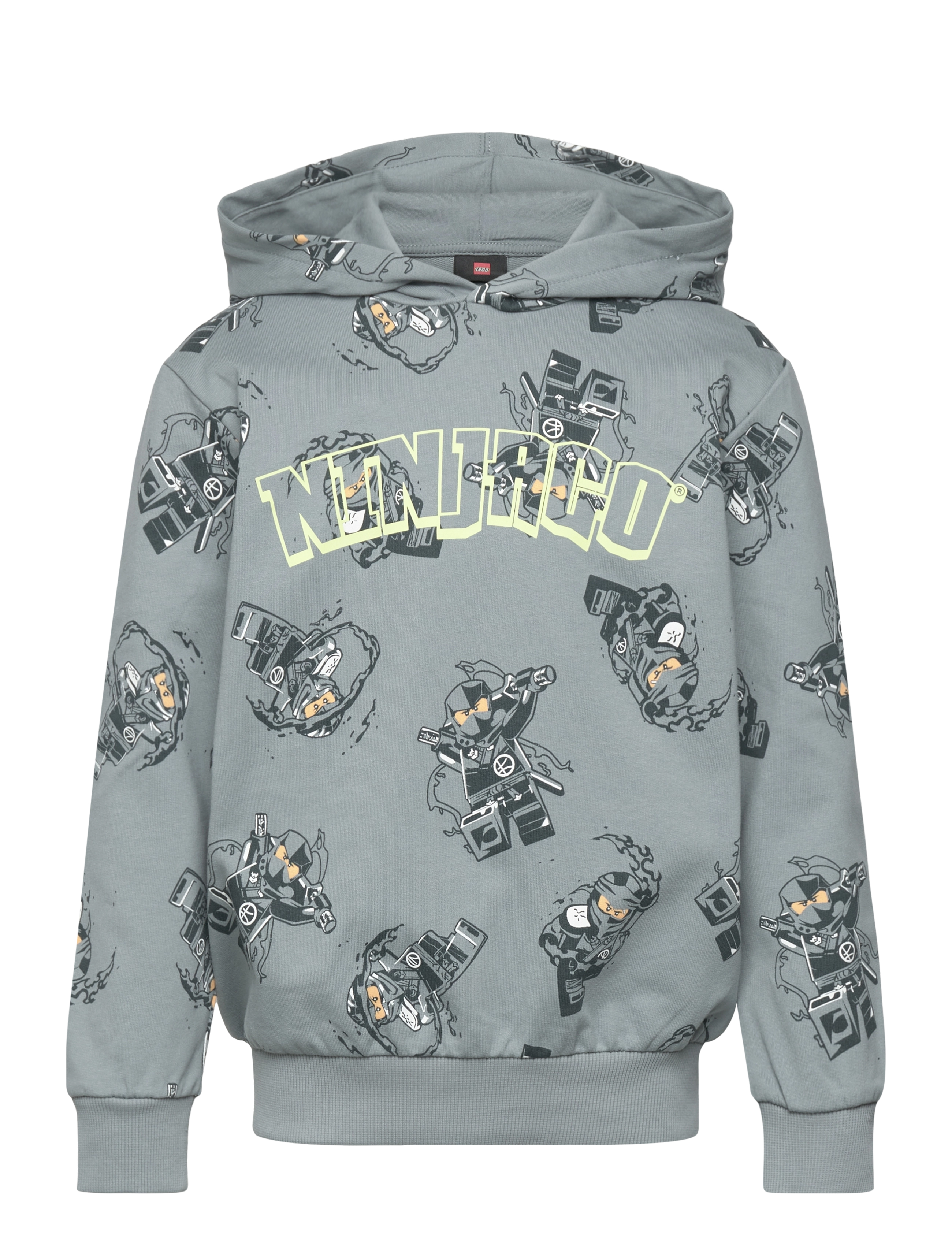 LEGO kidswear LWSAKU 300 - SWEATSHIRT - Kläder - LIGHT GREEN / grey