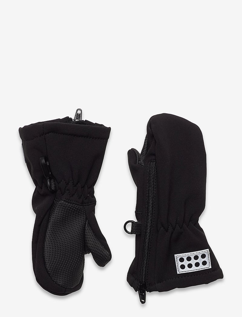 LEGO kidswear - LWARIPO 702 -SOFTSHELL MITTENS - gloves - black - 0
