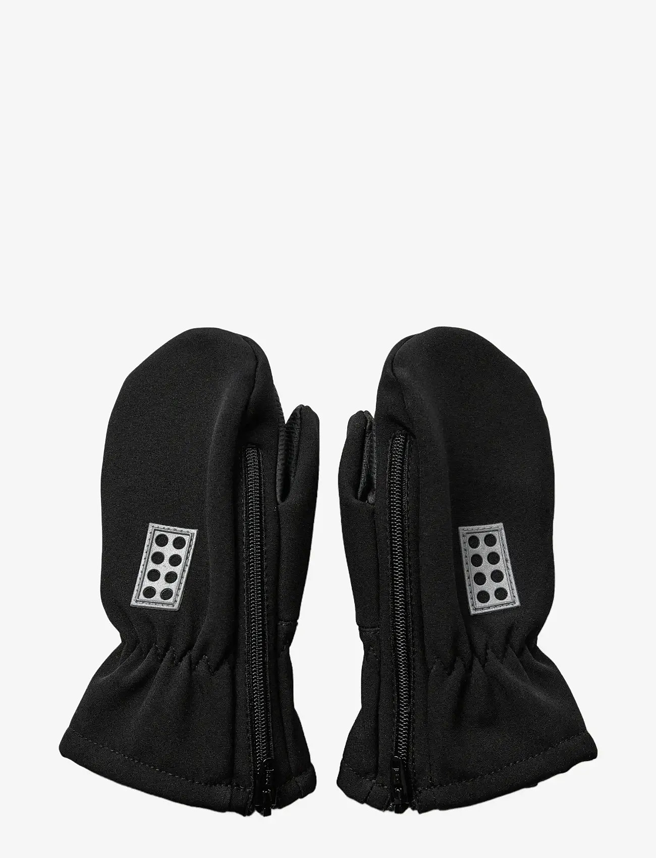 LEGO kidswear - LWARIPO 702 -SOFTSHELL MITTENS - vantar - black - 1