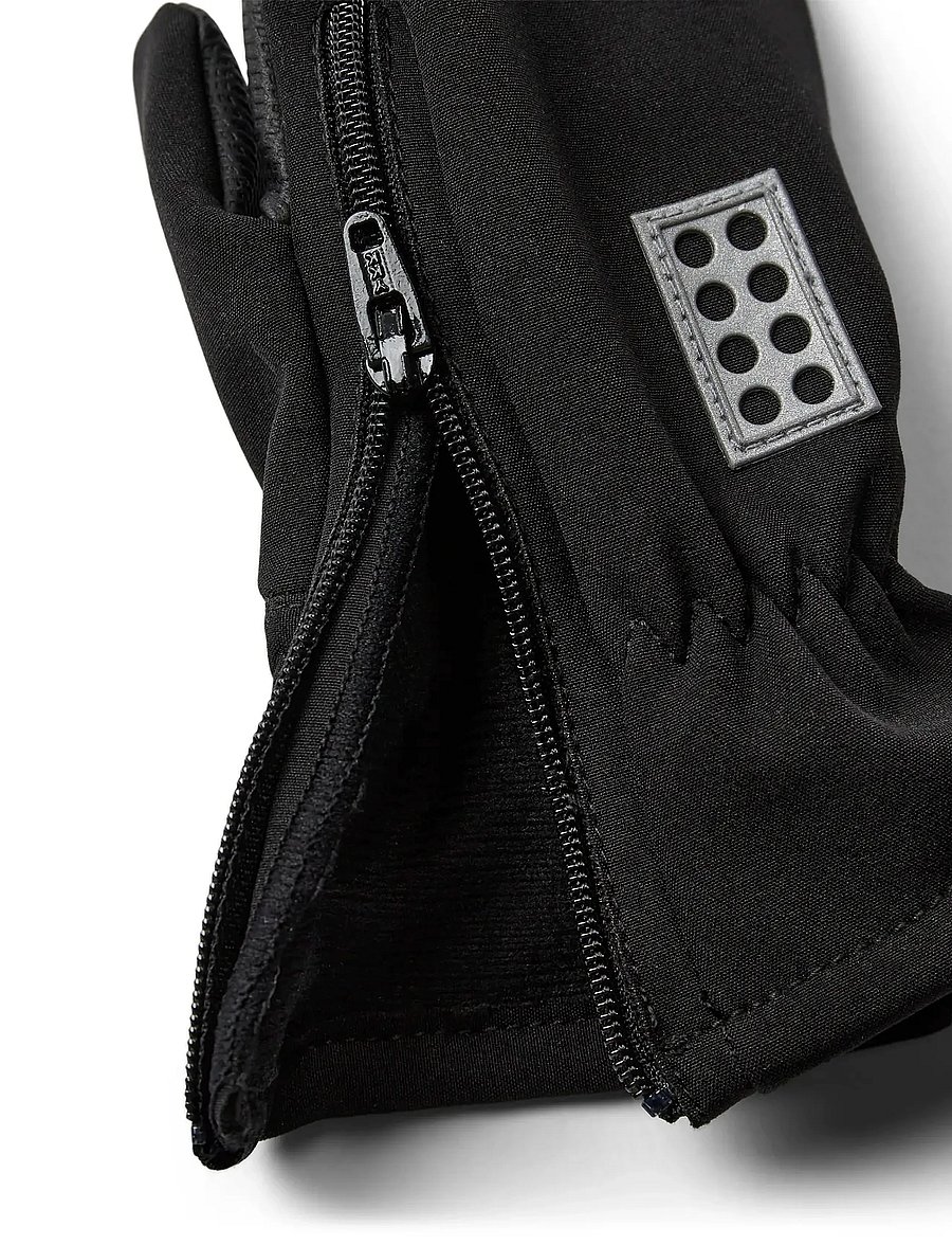Lego Wear - LWARIPO 702-SOFTSHELL MITTENS - gloves - black - 5