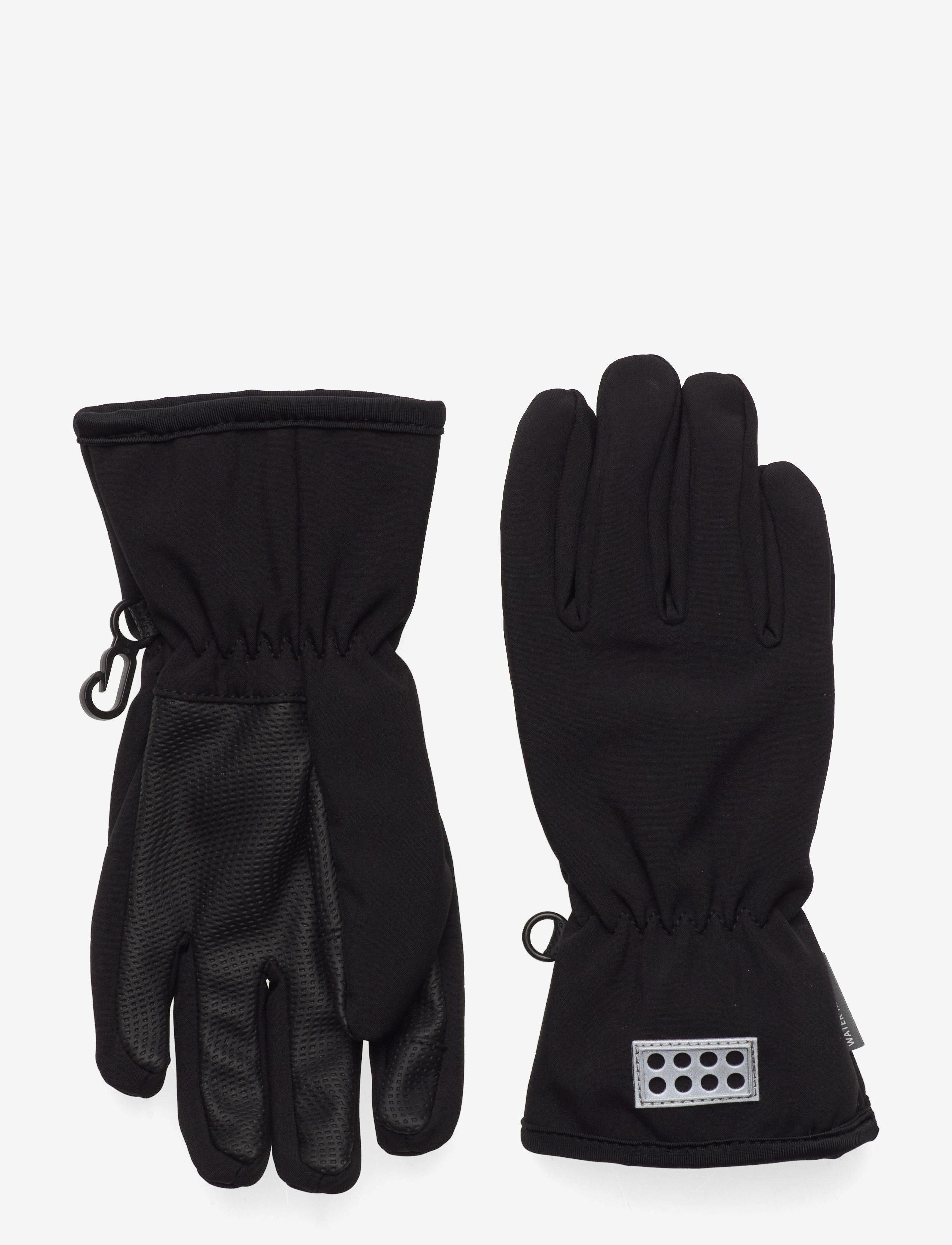 Lego Wear Lwatlin 705 Softshell Glove., 92, Gloves & Mittens, Schwarz - Gloves, Kinder