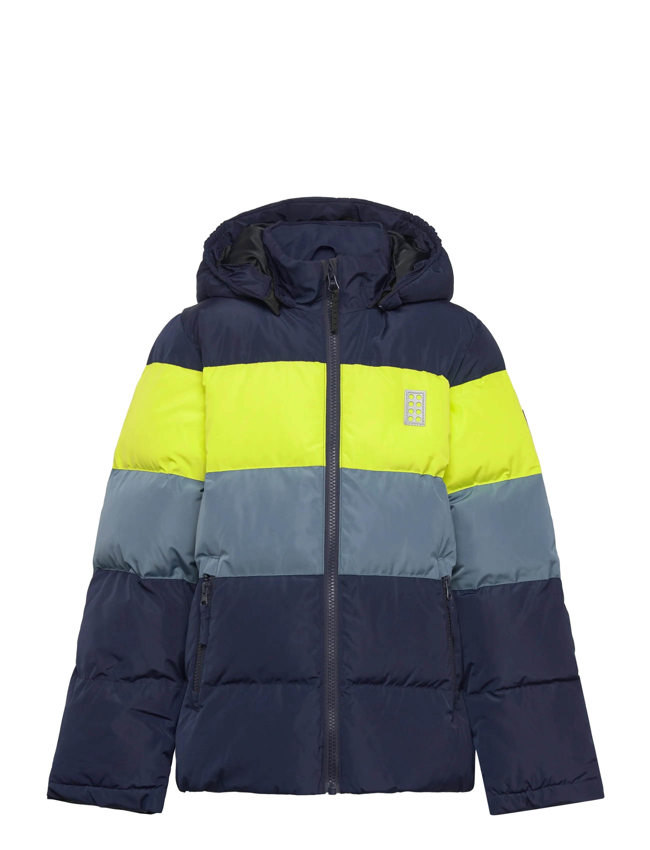 LEGO kidswear LWJIPE 705 - JACKET - Lego Kids wear - DARK NAVY W.LIME / navy